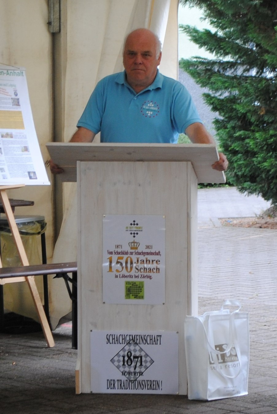 Konrad Reiß hält Vortrag über die 150jährige Vereinsgeschichte